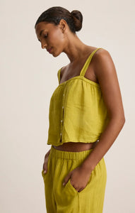 Quin Linen Strap Tank Top