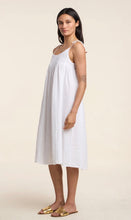 Load image into Gallery viewer, Teresa Linen Dress in White
