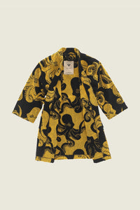 Kids Black Octopus Robe