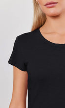 Load image into Gallery viewer, Odelia S/S Crew Neck Tee in Black
