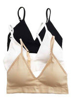 Load image into Gallery viewer, Ribbed Seamless Bra in Magenta OS
