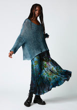 Load image into Gallery viewer, Hand Painted Cashmere and Silk Pullover in Fiume
