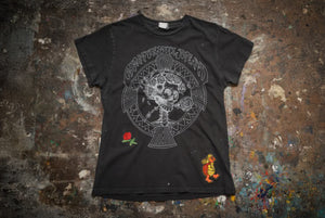 Grateful Dead Unisex Crew Tee in Coal