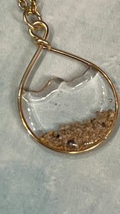 Small Resin Pendant Necklace