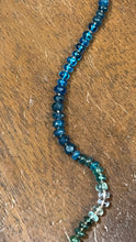 Load image into Gallery viewer, Rainbow Necklace, 9 1/2” with Aqua Star
