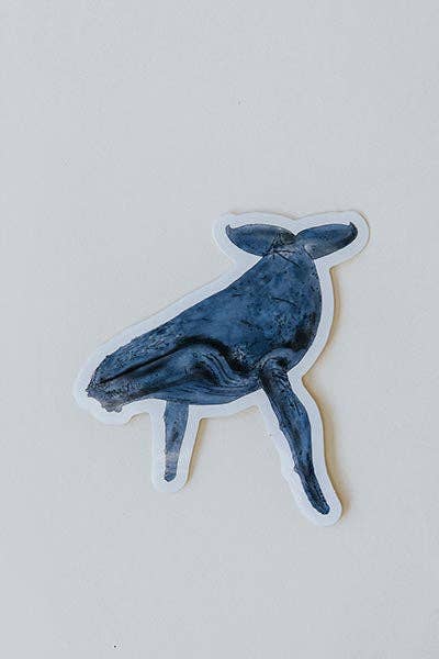 Wings Hawaii - Whale Sticker: Whale 2