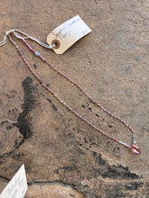 Load image into Gallery viewer, Knotted Sapphire, Tourmaline &amp; Topaz Necklace
