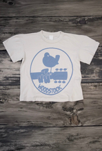 Load image into Gallery viewer, Woodstock Cropped Tee in Vintage White
