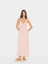 Load image into Gallery viewer, Maggie Dress in Dusty Pink Stripe
