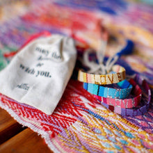 Load image into Gallery viewer, Love Is Project - ATITLAN LOVE Bracelet - Yellow &amp; Gold
