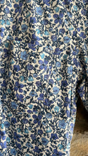 Load image into Gallery viewer, HFM - Woven Short Sleeve Shirt in Blue Floral Liberty of London Print
