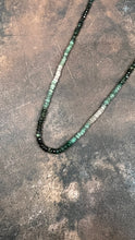 Load image into Gallery viewer, Tiny Emeralds Short Necklace
