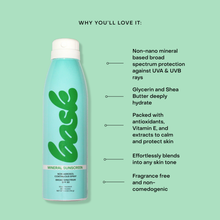 Load image into Gallery viewer, Bask SPF 30 Mineral Non-Aerosol Spray Sunscreen
