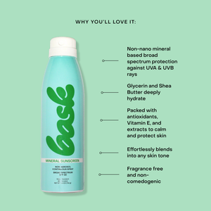 Bask SPF 30 Mineral Non-Aerosol Spray Sunscreen