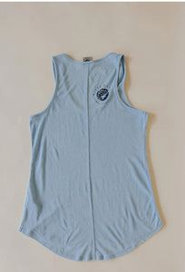 Whale Dance Tank in Stone Blue