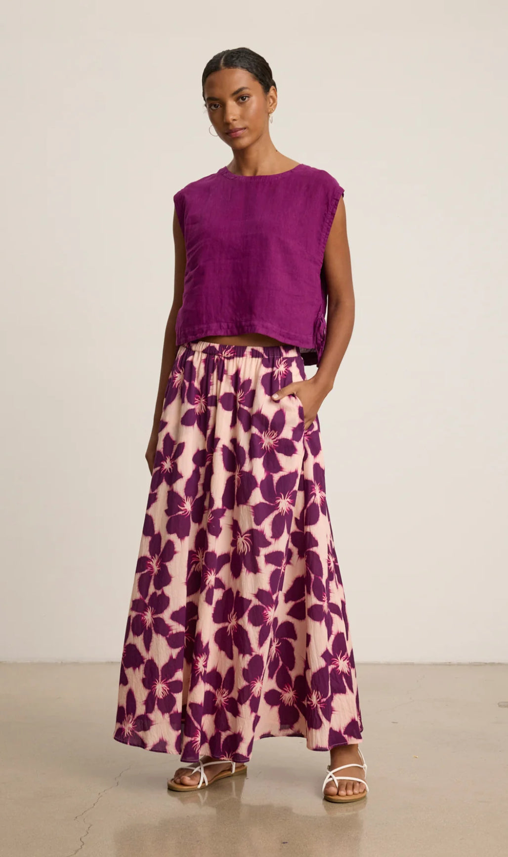 Jess Skirt in Berry