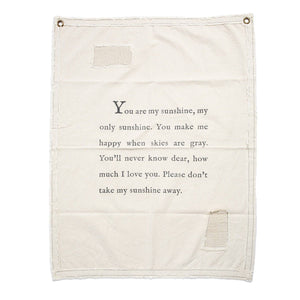 Sugarboo & Co - You Are My Sunshine Canvas Wall Hanging 31.5" x 40"