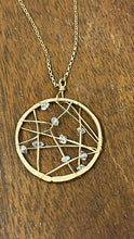 Load image into Gallery viewer, Dream Catcher Necklace with Herkimer Diamond
