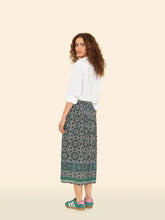 Load image into Gallery viewer, Yana Skirt in Navy Tile

