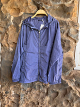 Load image into Gallery viewer, Hooded Windbreaker in Indigo
