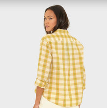 Load image into Gallery viewer, Bowie Shirt in Amberlight Plaid
