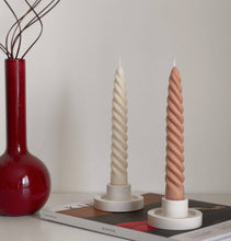 Load image into Gallery viewer, Estelle Studio - Round Candlestick Holder: Cream
