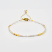 Load image into Gallery viewer, Evil Eye Dainty Bracelet: Two (2) Tone Bracelet
