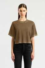 Load image into Gallery viewer, Tokyo Crop Tee in Vintage Chai
