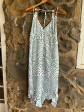 Load image into Gallery viewer, Cora Midi Dress in Green Stripes
