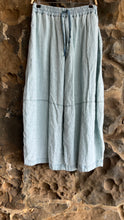 Load image into Gallery viewer, Y Skirt in Light Blue Linen
