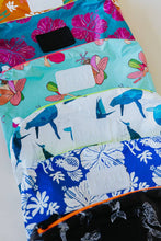 Load image into Gallery viewer, Wings Hawaii - Adventure Pouch - Large: Vintage Aloha - Blue
