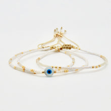 Load image into Gallery viewer, Evil Eye Dainty Bracelet: Evil Eye Bracelet
