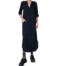 Load image into Gallery viewer, Jaga Anne Dress in Black Rayon
