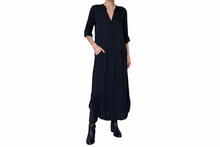 Load image into Gallery viewer, Jaga Anne Dress in Black Rayon

