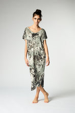 Load image into Gallery viewer, Camouflage Micromodal Dress in Jade
