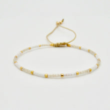 Load image into Gallery viewer, Evil Eye Dainty Bracelet: Two (2) Tone Bracelet
