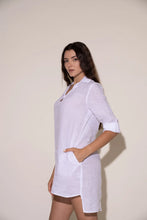 Load image into Gallery viewer, Alma Dress in White Linen
