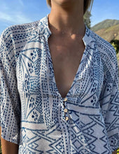 Load image into Gallery viewer, Midsummer Kaftan Dress in Côte D’Azur
