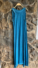 Load image into Gallery viewer, Long Trap Dress in Neela Blue
