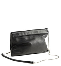 Load image into Gallery viewer, Deng Piccola Foglie TP in Black Leather with Sterling Hand Made Leaves
