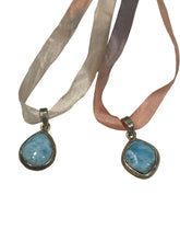 Load image into Gallery viewer, S/S #62B Small Larimar Pendant
