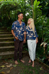 Ho’awa and the ‘Alala Relaxed Iron Free Aloha Shirt
