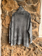 Load image into Gallery viewer, Hand Painted High Neck Cashmere Pullover in Husky

