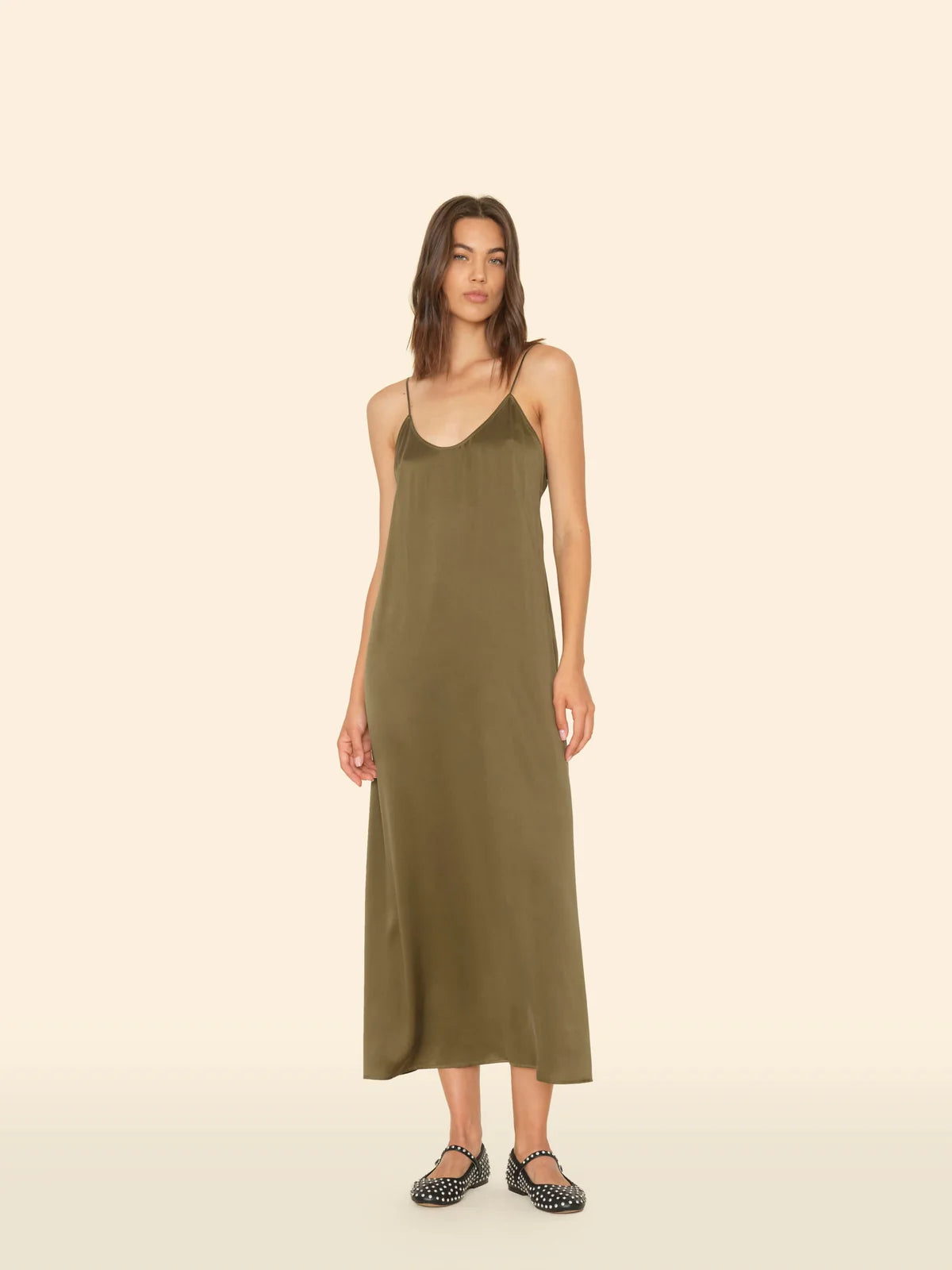 golden olive dress Balmain Dress
