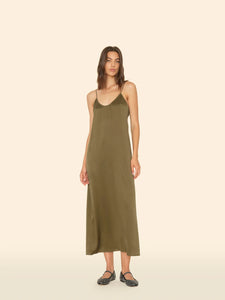 Destin Dress in Golden Olive