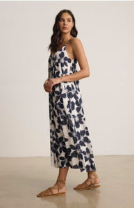 Alexa Long Dress in Azul
