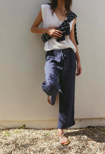 Franny Cotton Gauze Pant in Sandsrone