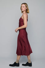 Load image into Gallery viewer, Bias Midi - Long Slip in Merlot
