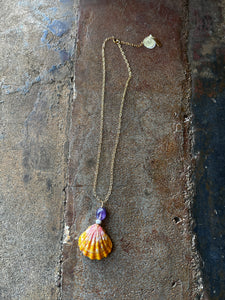 #432 Sunrise, Amethyst Necklace