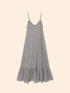 Taytum Dress in Anise Gingham